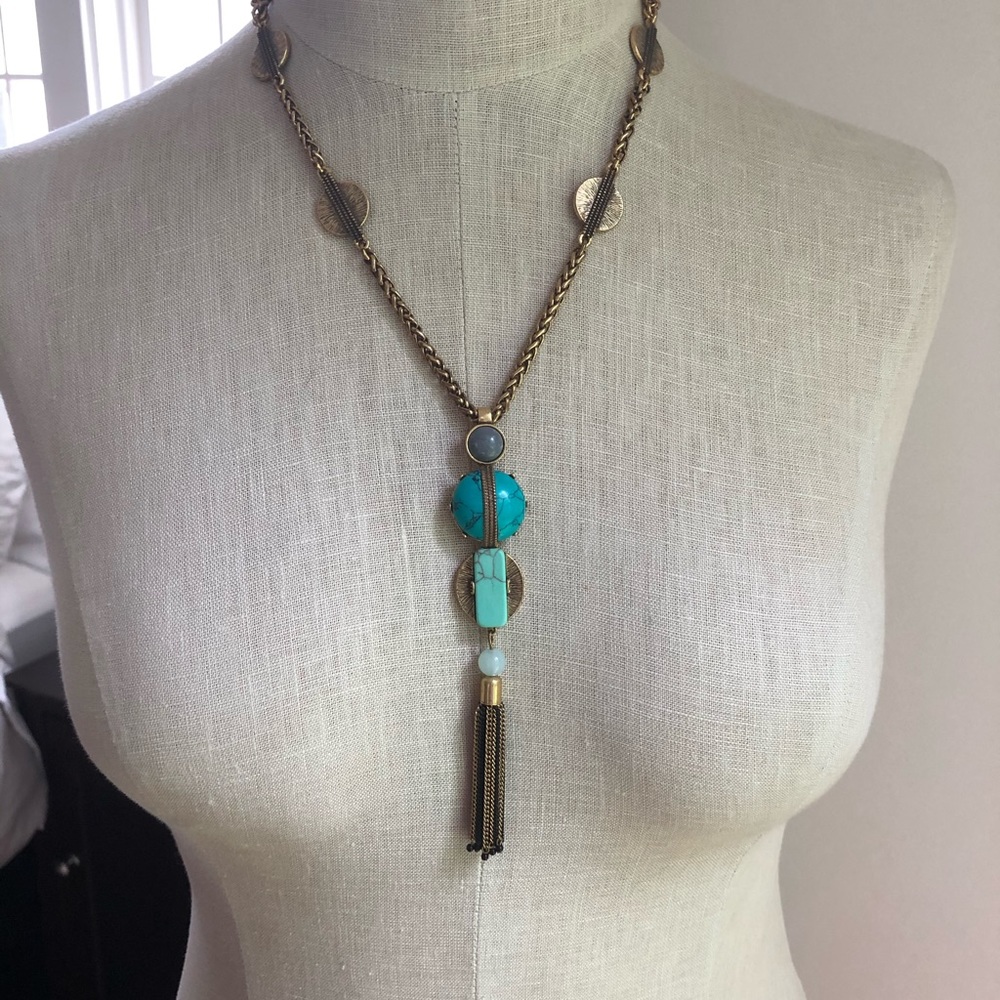 Stella & Dot Totem Tassel Necklace